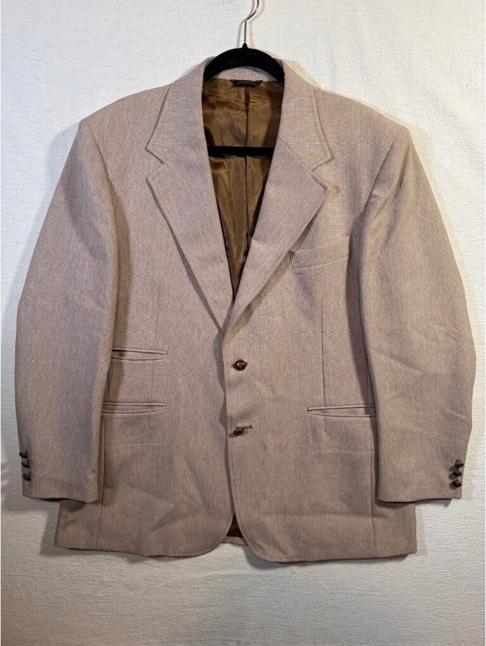 Vintage Levi's Panatela Sportswear Men's‎ Beige Blazer Jacket Size 46R